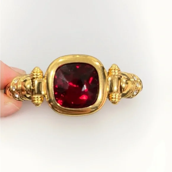 Vintage Joan Rivers interchangeable stones bracelet - Picture 5 of 9